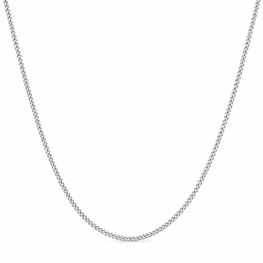 Collana base mini grumetta acciaio