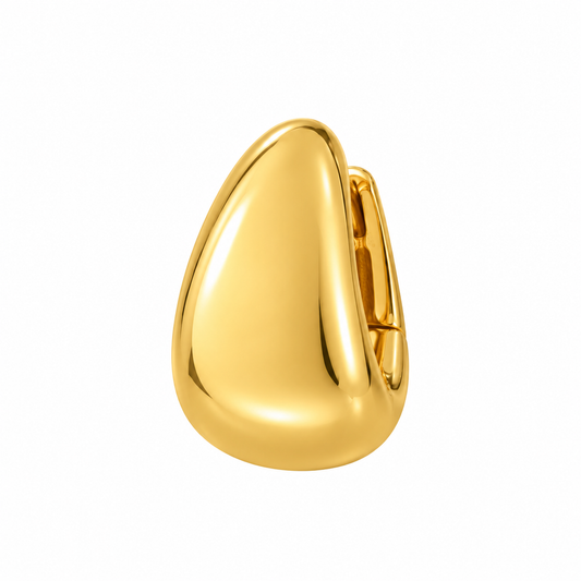 Mono cerchietto clip gold