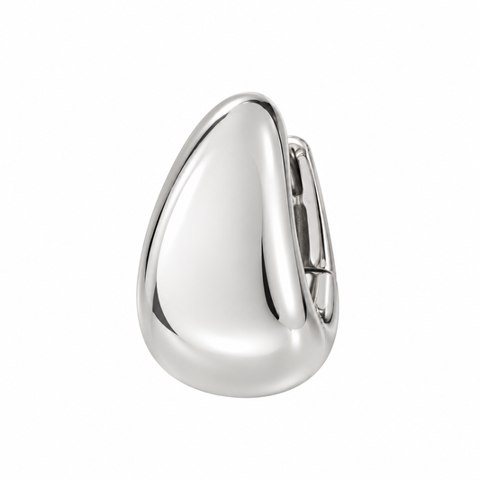 Mono cerchietto clip silver