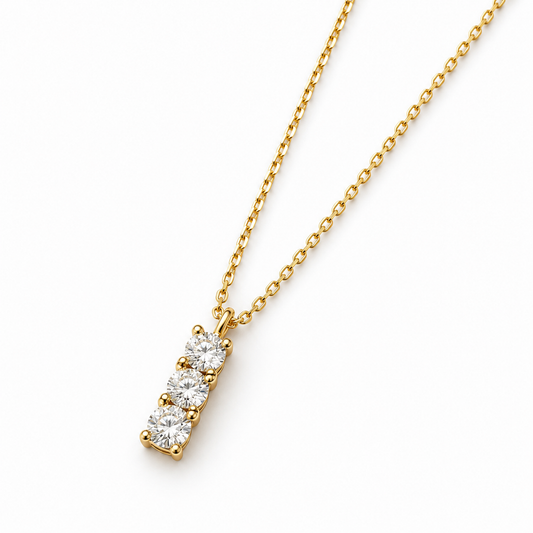 Collana tre punti luce