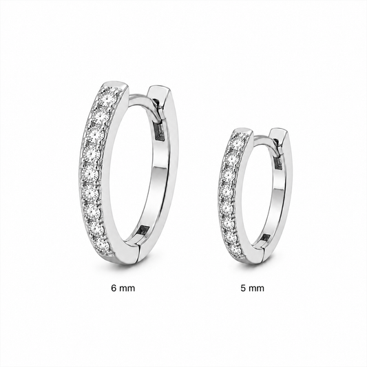 Cerchietto zirconato silver