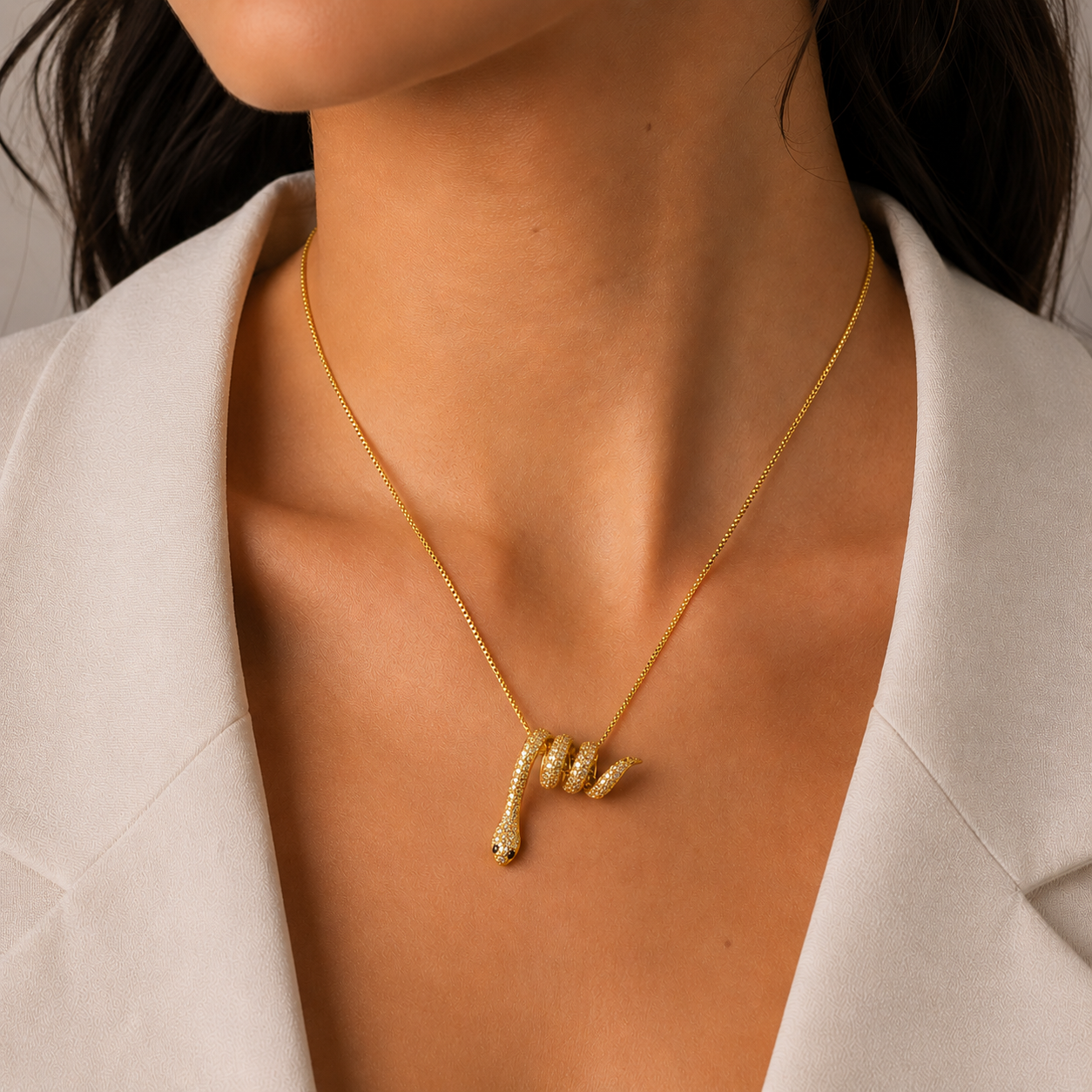 Ciondolo luxury snake